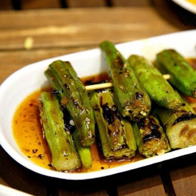 Đậu bắp nướng