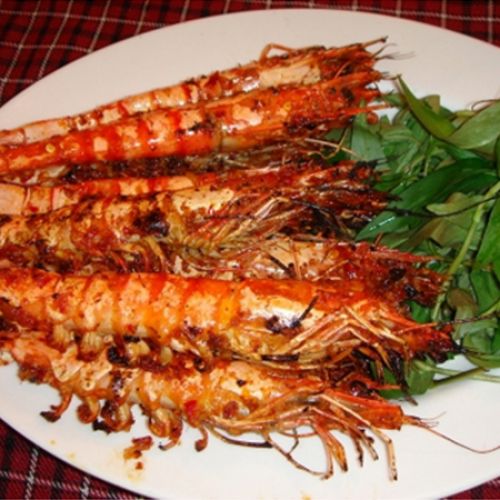 Tôm nướng muối ớt