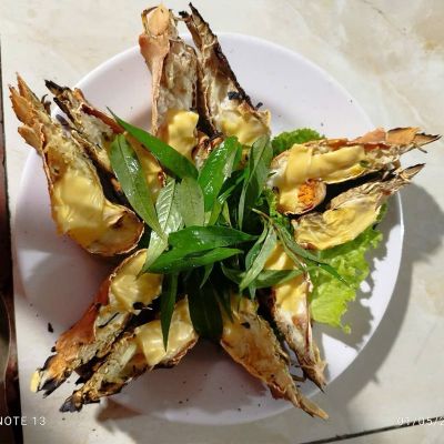 Tôm nướng phô mai